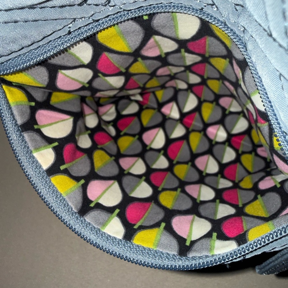 Vera Bradley Microfiber Crossbody Bag Gray - Picture 14 of 16